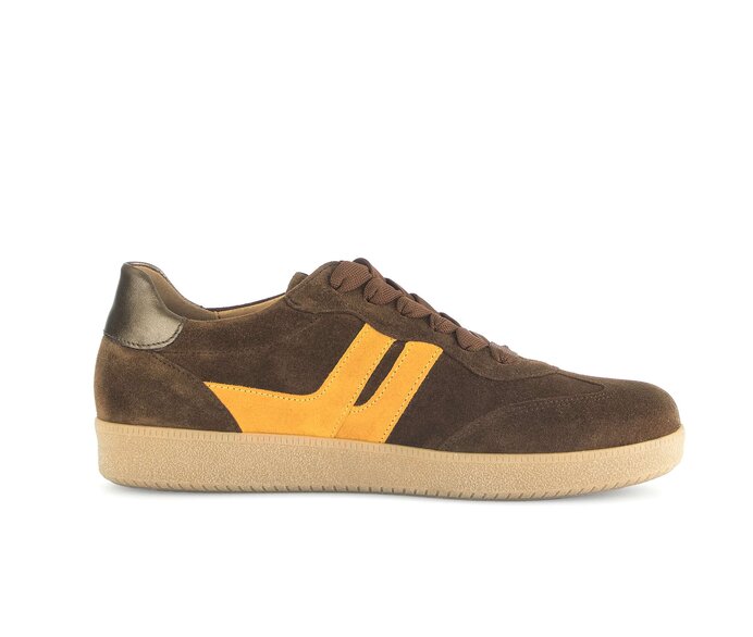 Gabor Damen  Sneaker Low Braun - Materialmix Leder