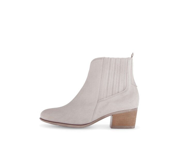 Gabor Damen Elegante Stiefelette Beige - Rauleder