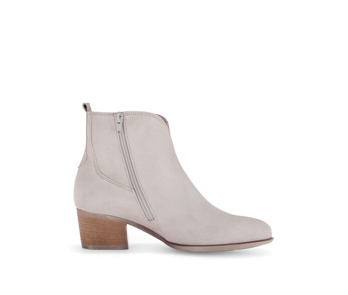Gabor Damen  Elegante Stiefelette Beige - Rauleder