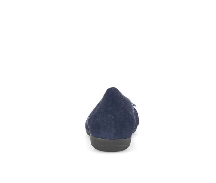 Gabor Damen  Sportliche Ballerina Blau - Rauleder