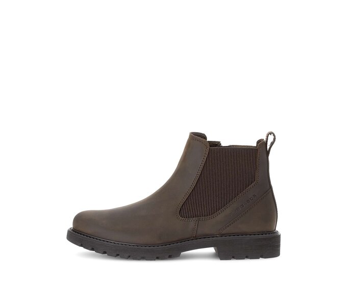 Pius Gabor Herren Chelsea Boot Braun - Fettleder