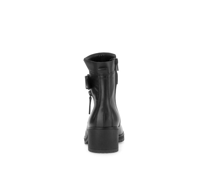 Gabor Damen  Plateau Stiefelette Schwarz - Glattleder