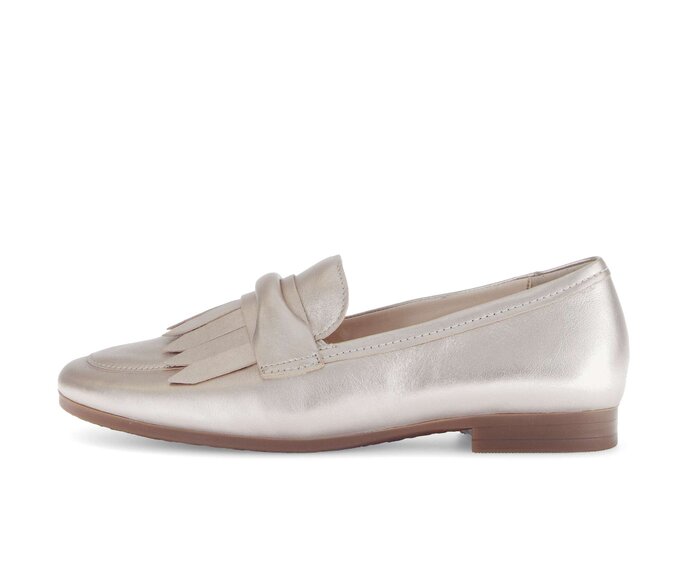 Gabor Damen Slipper Gold - Effektleder