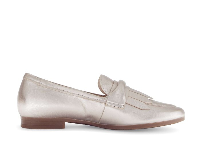 Gabor Damen  Slipper Gold - Effektleder