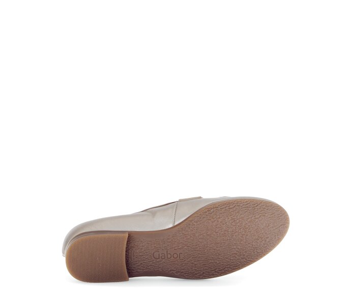 Gabor Damen  Slipper Gold - Effektleder