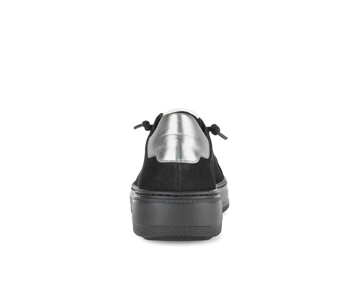 Gabor Damen  Sneaker Low Schwarz - Materialmix Leder