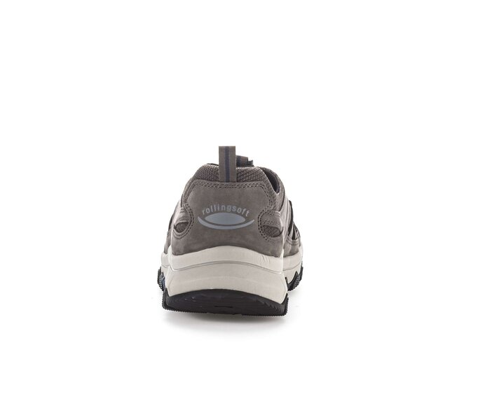 Gabor Herren Rollingsoft Sneaker Low Grau - Materialmix Leder/Textil