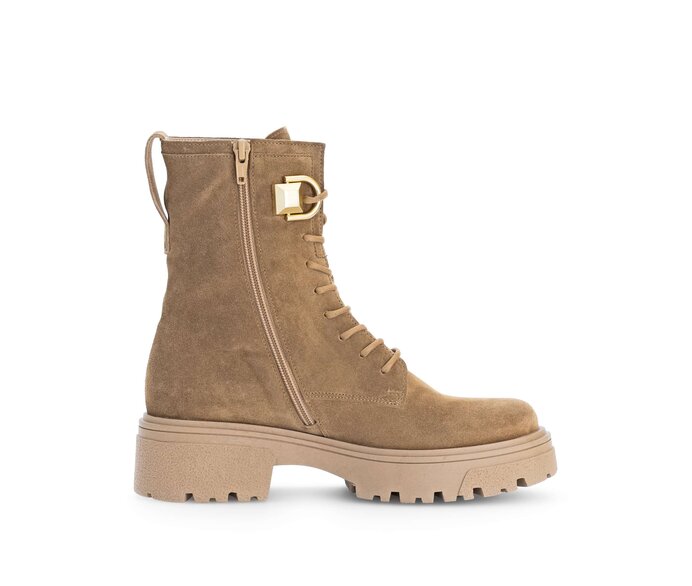 Gabor Damen  Biker Boots Braun - Rauleder