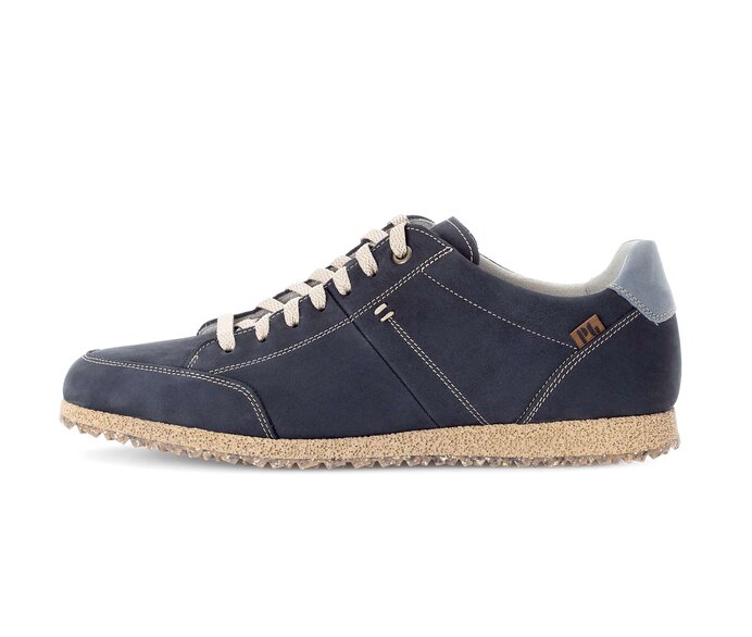 Pius Gabor Herren Sneaker Low Blau - Nubuk