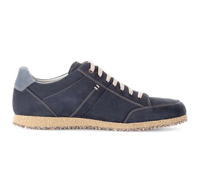 Pius Gabor Herren Sneaker Low Blau - Nubuk