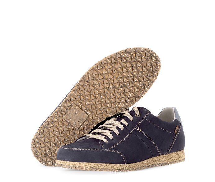 Pius Gabor Herren Sneaker Low Blau - Nubuk