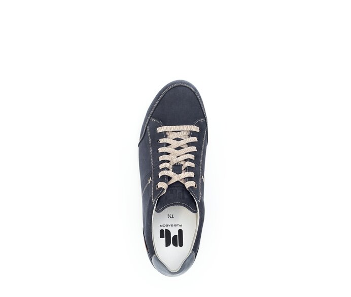 Pius Gabor Herren Sneaker Low Blau - Nubuk