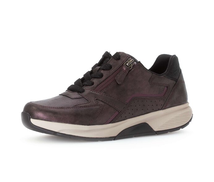 Gabor Damen  Sneaker Low Lila - Effektleder