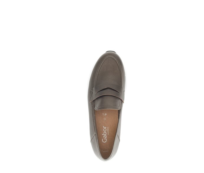 Gabor Damen  Slipper Bronze - Glattleder