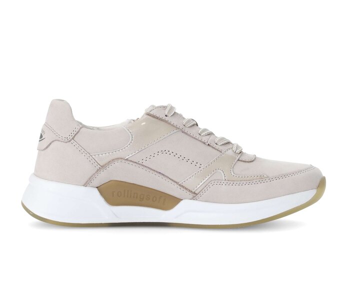 Gabor Damen  Sneaker Low Beige - Rauleder