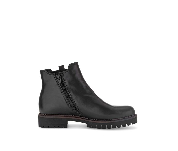 Gabor Damen  Chelsea Boot Schwarz - Glattleder