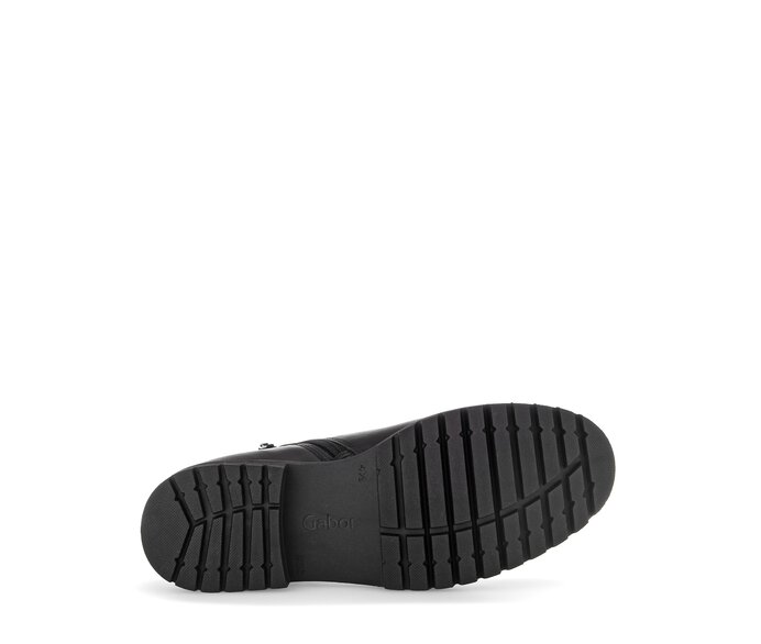 Gabor Damen  Chelsea Boot Schwarz - Glattleder