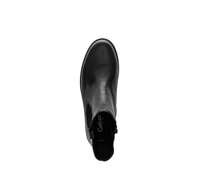 Gabor Damen  Chelsea Boot Schwarz - Glattleder