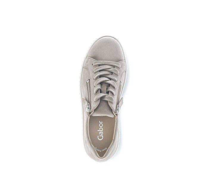 Gabor Damen  Sneaker Low Grau - Rauleder