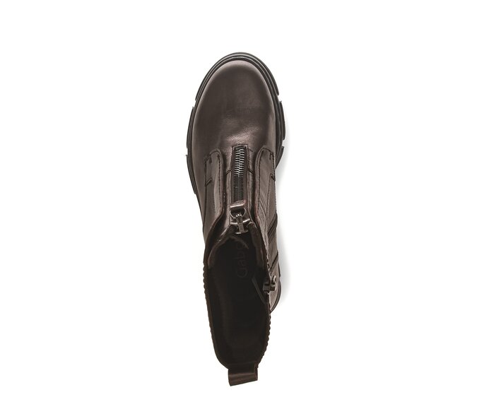 Gabor Damen  Sportliche Stiefelette Bronze - Effektleder