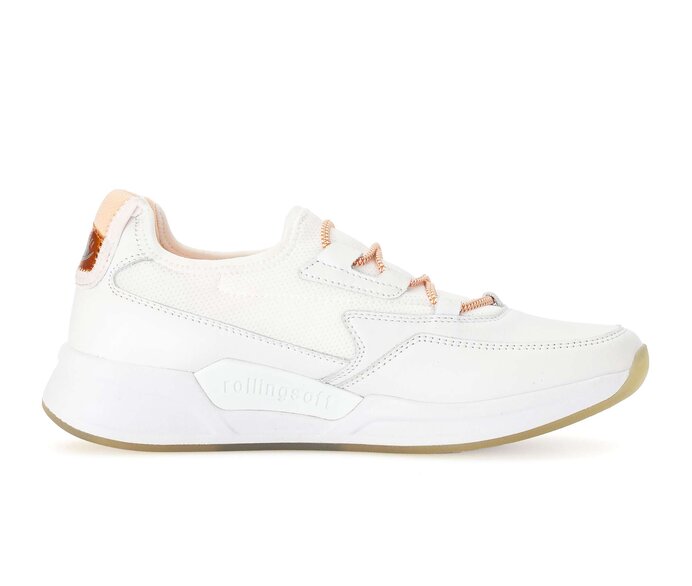 Gabor Damen  Sneaker Low Weiß - Materialmix Leder/Lederimitat