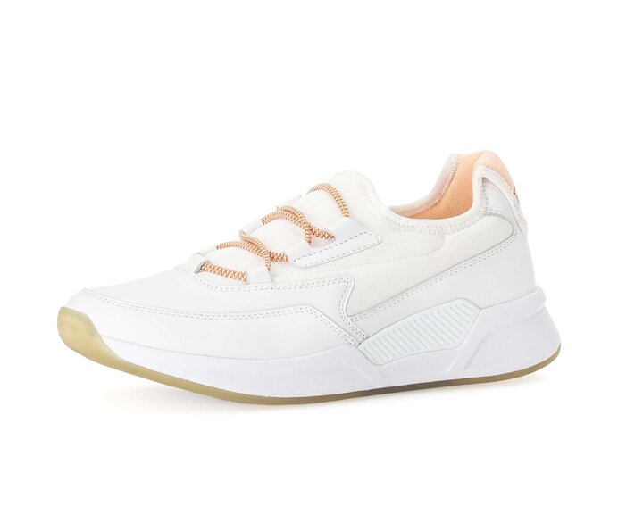 Gabor Damen  Sneaker Low Weiß - Materialmix Leder/Lederimitat