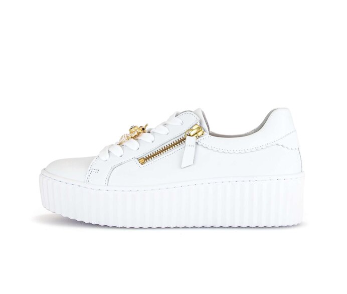 Gabor Damen Sneaker Low Weiß - Glattleder