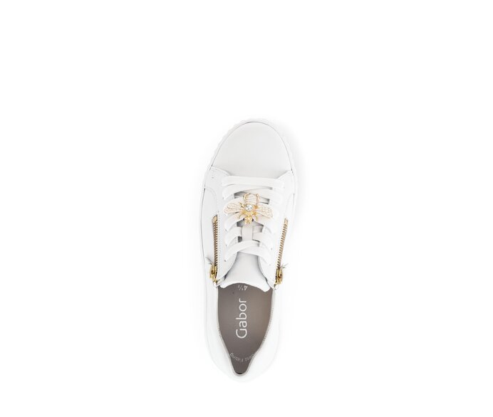 Gabor Damen  Sneaker Low Weiß - Glattleder
