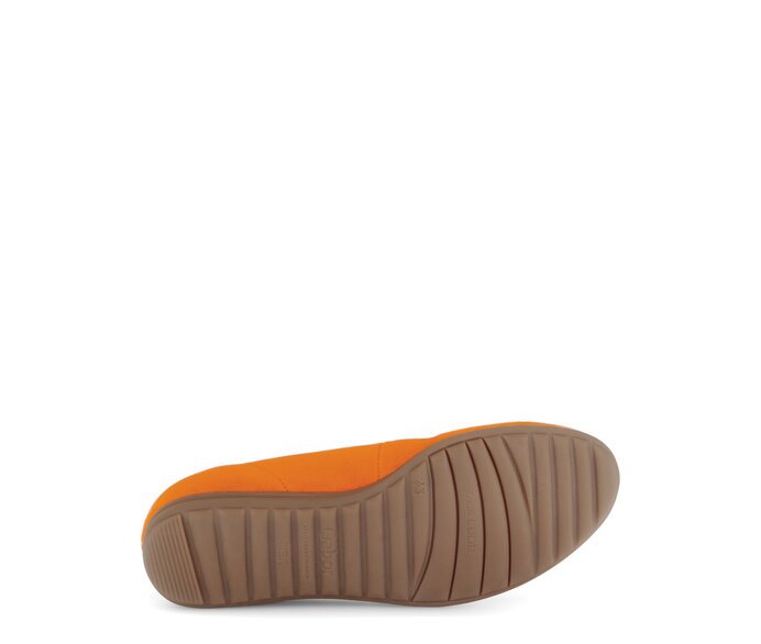 Gabor Damen  Sportliche Ballerina Orange - Rauleder