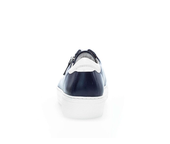 Gabor Damen  Sneaker Low Blau - Glattleder