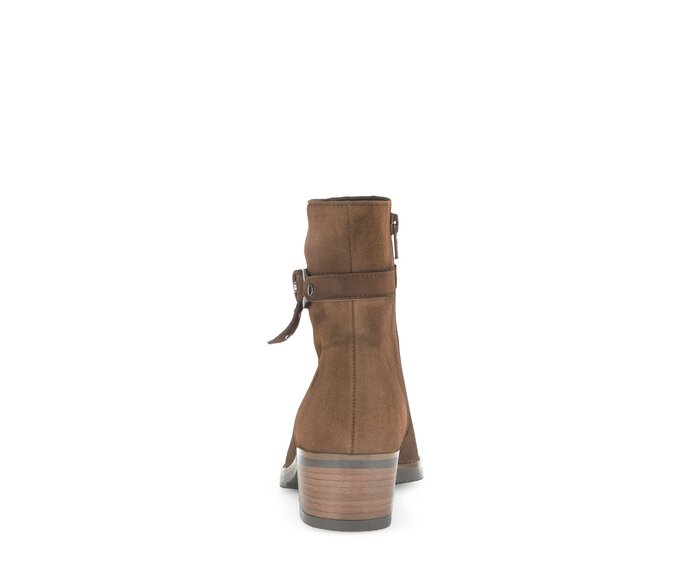Gabor Damen  Elegante Stiefelette Braun - Rauleder