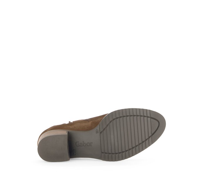 Gabor Damen  Elegante Stiefelette Braun - Rauleder