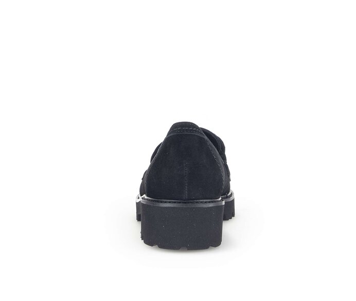 Gabor Damen  Loafer Schwarz - Rauleder