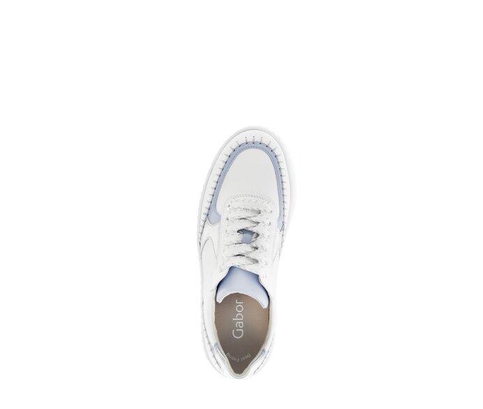 Gabor Damen  Sneaker Low Weiß - Glattleder