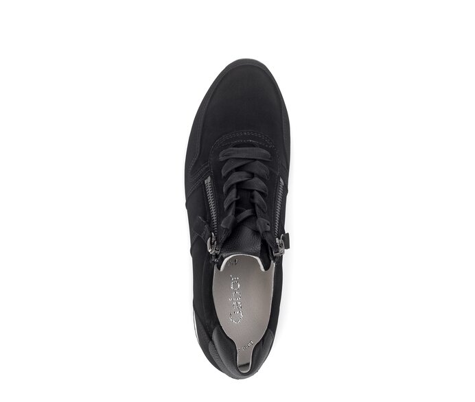 Gabor Damen  Sneaker Low Schwarz - Rauleder
