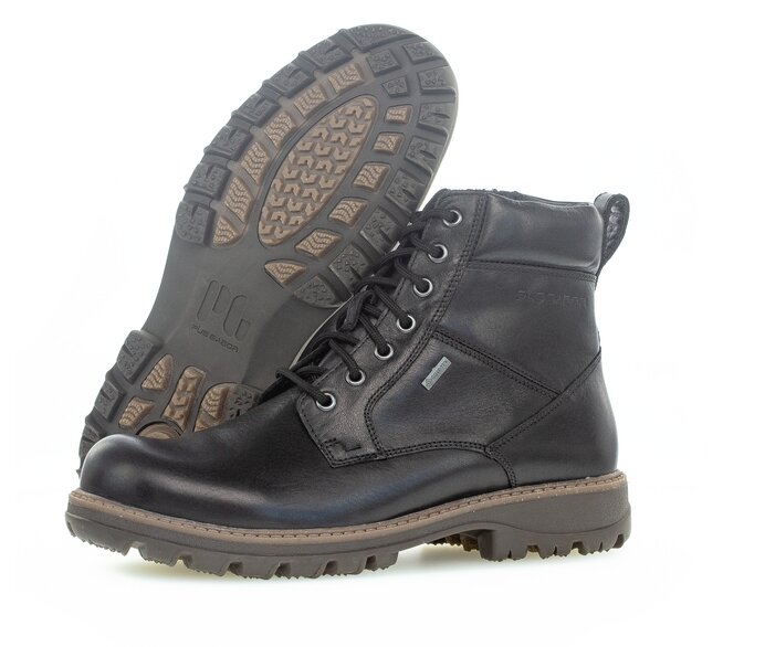 Pius Gabor Herren Boot Schwarz - Glattleder
