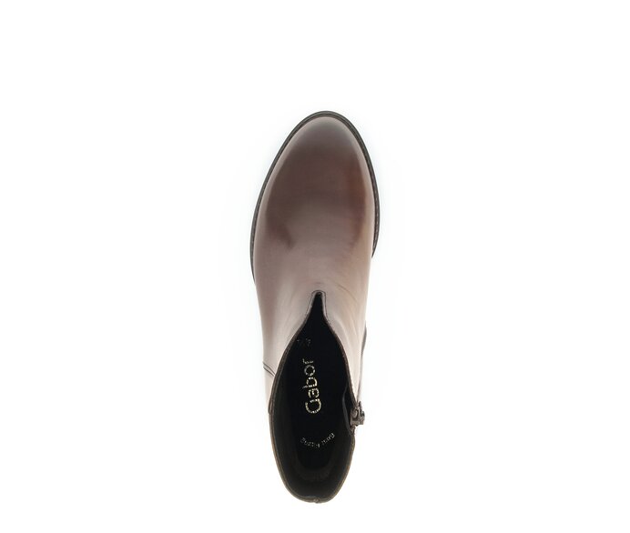 Gabor Damen  Elegante Stiefelette Braun - Glattleder