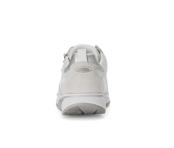 Gabor Damen  Sneaker Low Grau - Materialmix Leder/Lederimitat
