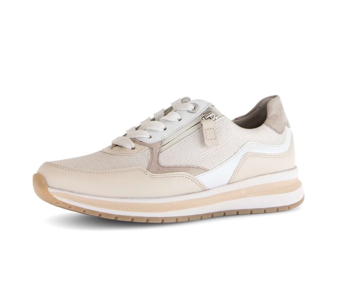Gabor Damen  Sneaker Low Rosa - Materialmix Leder