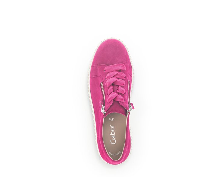 Gabor Damen  Sneaker Low Pink - Rauleder