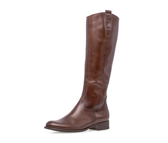 Gabor Damen  Eleganter Stiefel Braun - Glattleder