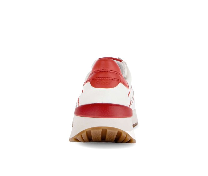 Gabor Damen  Sneaker Low Creme - Materialmix Leder