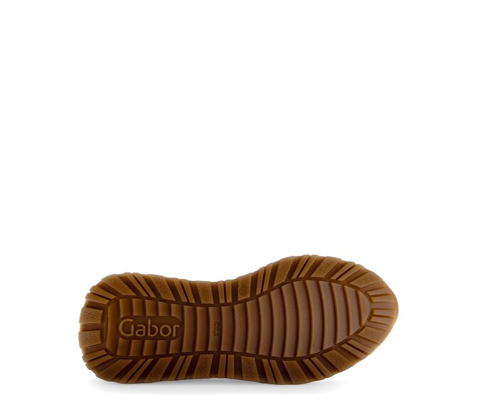 Gabor Damen  Sneaker Low Creme - Materialmix Leder