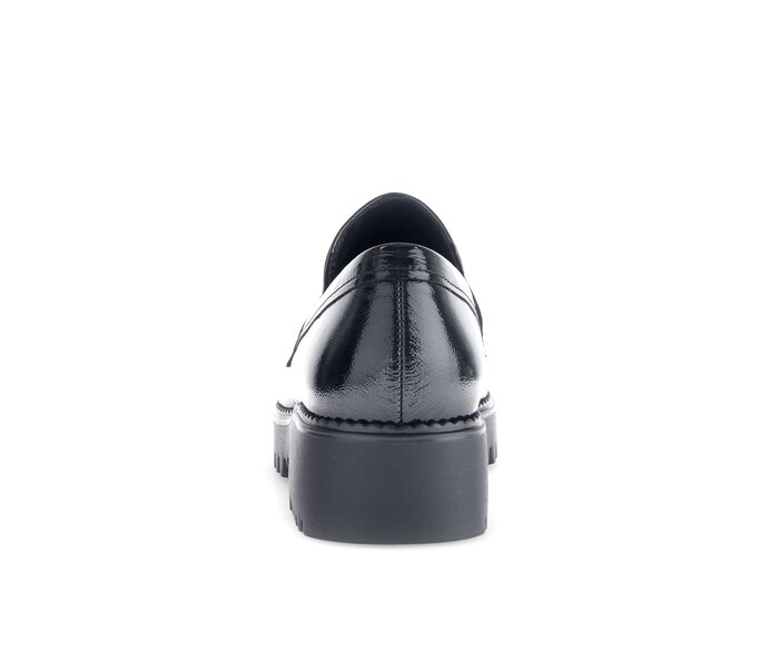 Gabor Damen  Loafer Schwarz - Lackleder