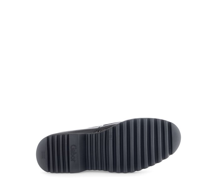 Gabor Damen  Loafer Schwarz - Lackleder