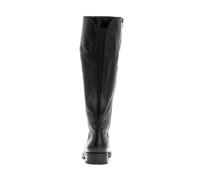 Gabor Damen  Sportlicher Stiefel Schwarz - Glattleder