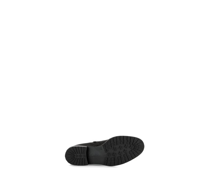 Gabor Damen  Sportlicher Stiefel Schwarz - Glattleder