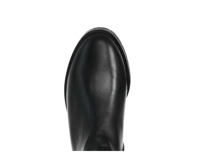 Gabor Damen  Sportlicher Stiefel Schwarz - Glattleder