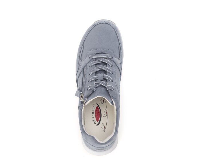 Gabor Damen  Sneaker Low Blau - Rauleder