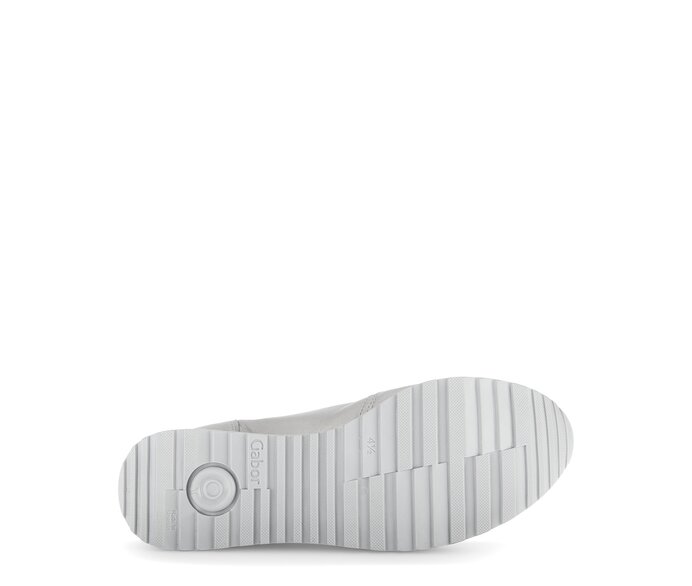 Gabor Damen  Sneaker Low Silber - Materialmix Leder